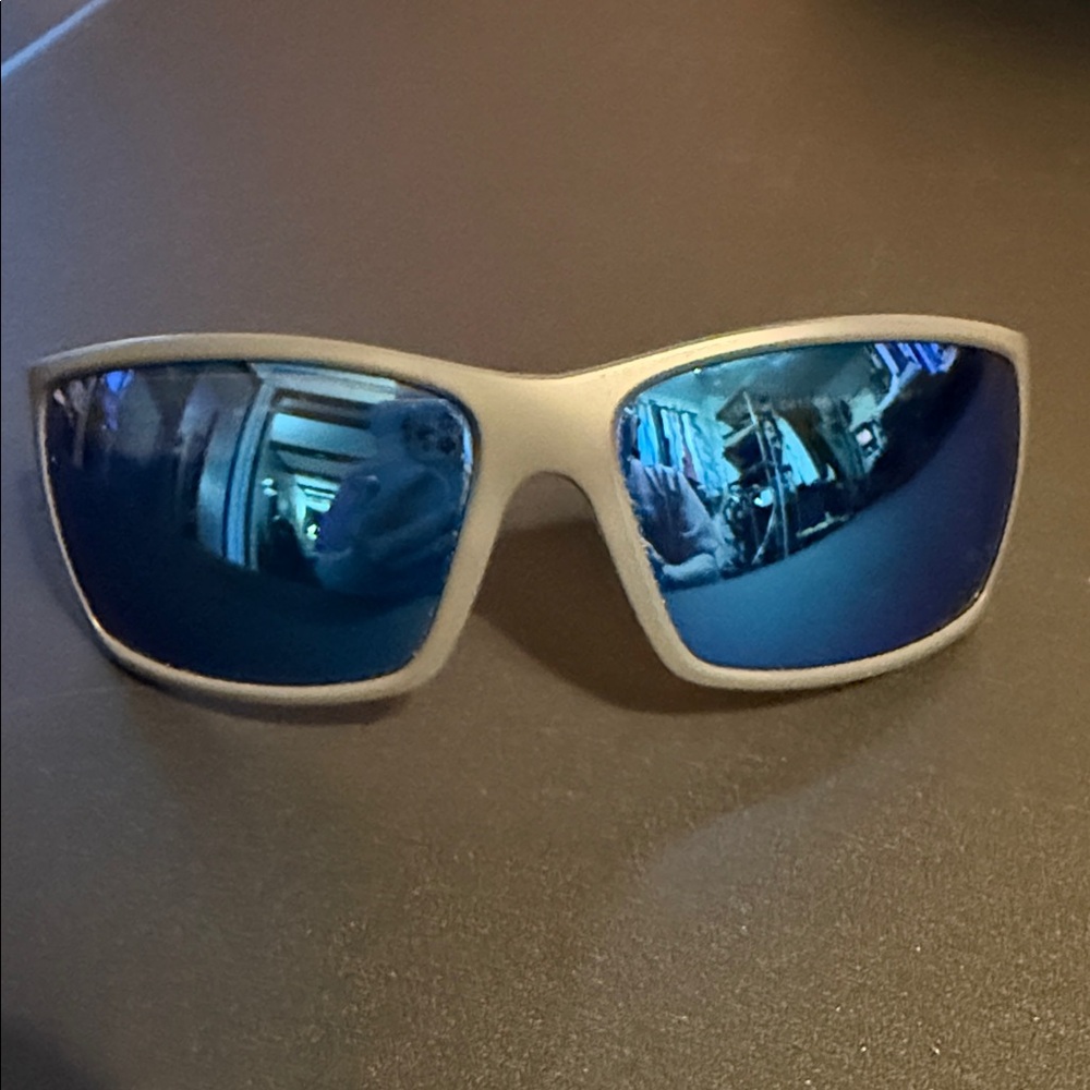 Costa Blue and Silver Men's Sunglasses